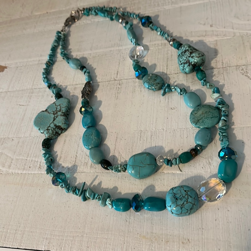 Stone Turquoise Necklace